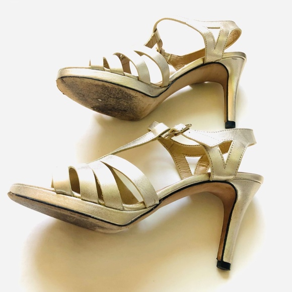 Vaneli Vero Cuoio Strappy Platform Ankle Strap Open Toe High Heel Sandals Sz 6.5 - Picture 3 of 11